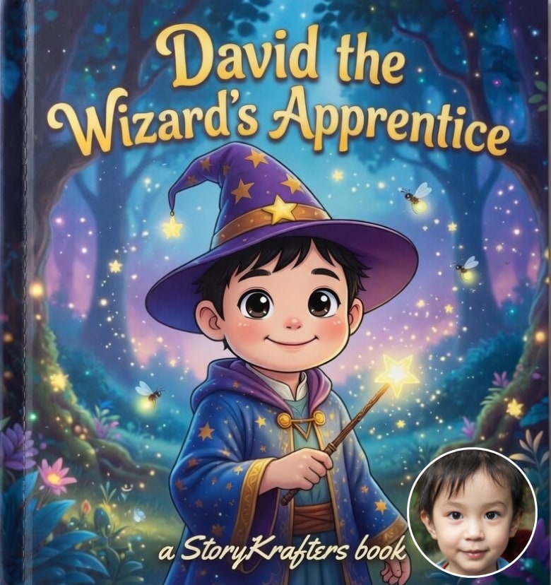 David the Wizard's Apprentice — a personalized StoryKrafters book